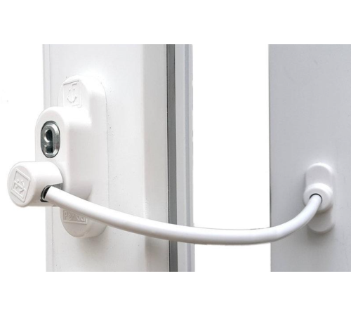 Дитячий замок безпеки на вікна з тросом Penkid Cable Safety Lock білий оригінал 