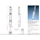 Дверной стопор Stublina 3066.00. фиксатор дверей белый длина 329 мм