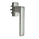 Ручка віконна для металопластикових вікон FKS 1033 срібло