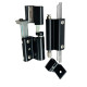 Петли Fapim Galicube 150 комплект верх и низ для алюминиевых окон черные 1410A