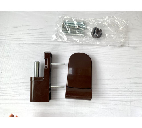 Петля дверная для металлопластиковой двери Stublina 120 кг коричневая