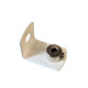 Кут маленький вузький з гвинтом для горизонтальних жалюзі LUX білий