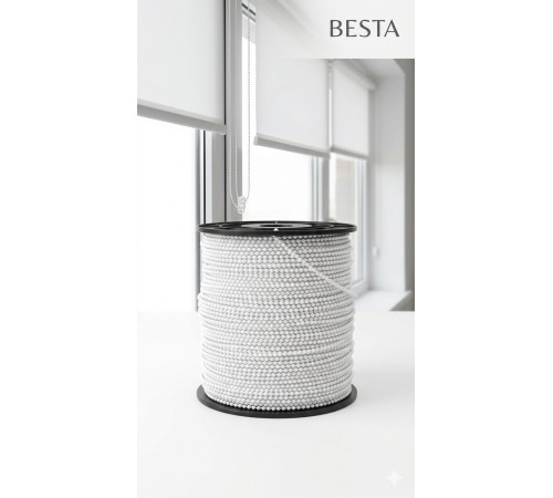 Ланцюжок для рулонної штори BESTA STANDART білий