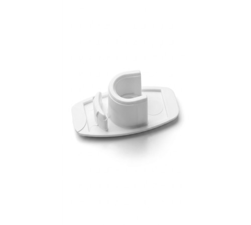 Заглушка наружная нижней планки для рулонных штор белая