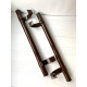 Ручка дверная 1000 мм офисная прямая светло-коричневая