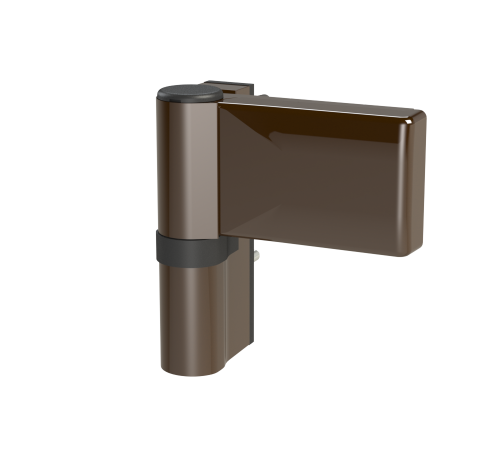 Дверная петля DHV для металлопластиковой двери коричневая 140 кг.