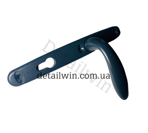 Ручка натискна дверна 36/85 Stublina антрацит Ral 7016