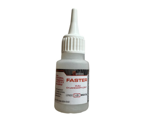 Клей секунда цианоакрилатный 20 грамм Medos FASTER