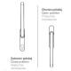 Ручка управляющая для раздвижных систем двухсторонняя (под цилиндр) 1114.20.313