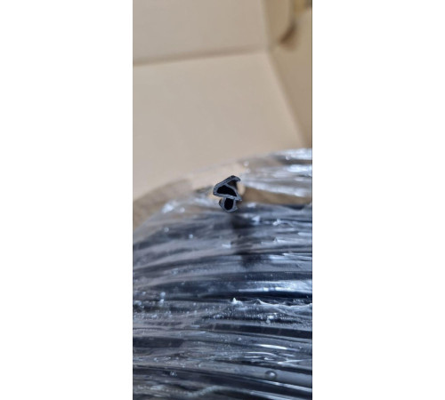 Уплотнитель для пластиковых окон Aluplast Steko и дверей створка в силиконовой смазке черный 551