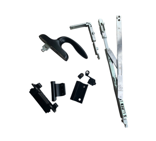 Комплект для поворотно откидной створки ширина 535-1200 мм 120 кг с ручкой Stublina 4050.00.313